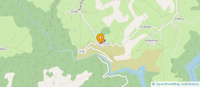 localisation de l'entreprise GAEC DES BUGES à ANDELAT