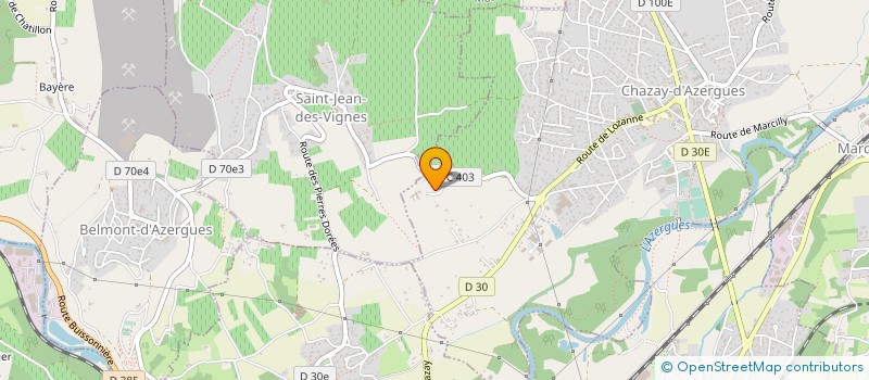 localisation de l'entreprise GAEC DES BUIS à CHAZAY D'AZERGUES