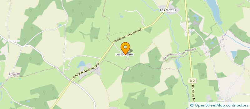 localisation de l'entreprise GAEC DES BUREAUX à SAINT-AMAND-EN-PUISAYE