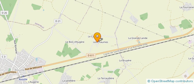 localisation de l'entreprise GAEC DES BUTINEUSES à ROUILLE