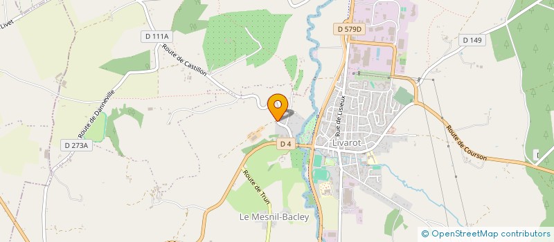localisation de l'entreprise GAEC DES BUTTES SAINT MICHEL à LIVAROT-PAYS-D'AUGE