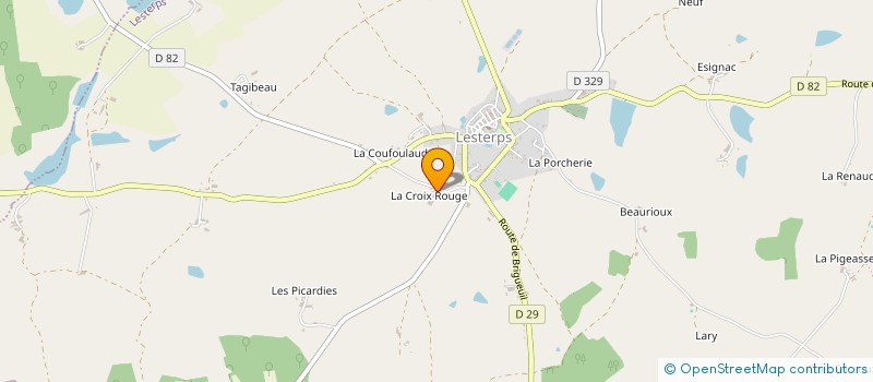 localisation de l'entreprise GAEC DES CABRI-LIMOUSINES à LESTERPS