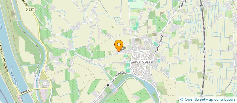 localisation de l'entreprise GAEC DES CAIRANNES  CADEROUSSE