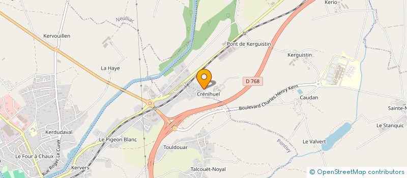 localisation de l'entreprise GAEC DES CAMELIAS à NOYAL-PONTIVY