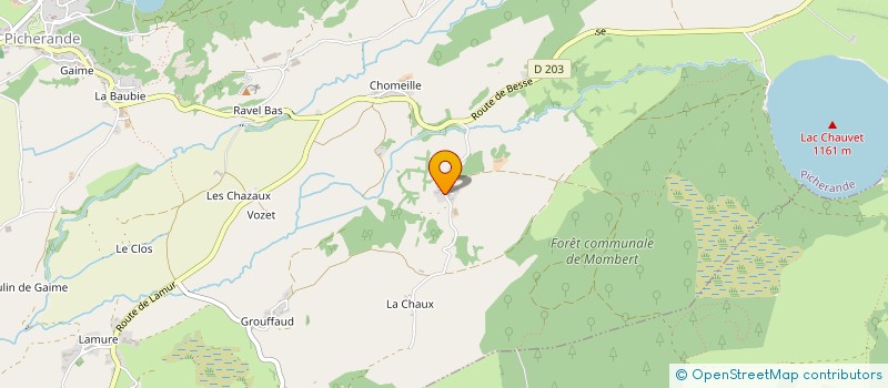 localisation de l'entreprise GAEC DES CAMPANULES à PICHERANDE