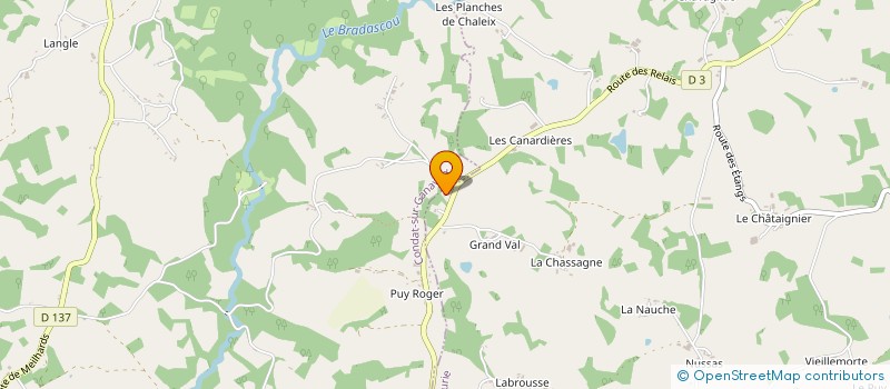 localisation de l'entreprise GAEC DES CANARDIERES à EYBURIE