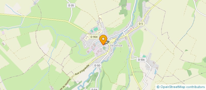 localisation de l'entreprise GAEC DES CAPUCINS à VEZELISE