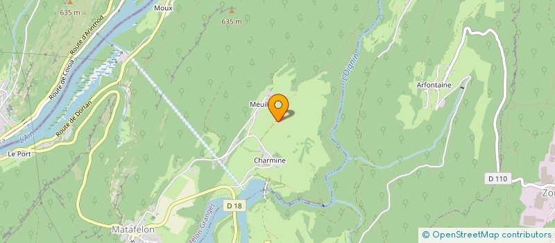 localisation de l'entreprise GAEC DES CARILLONS à MATAFELON-GRANGES