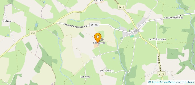 localisation de l'entreprise GAEC DES CARRES  LE VILHAIN