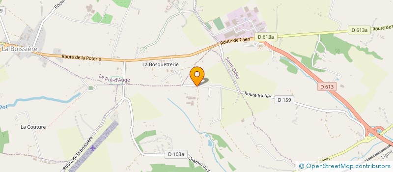 localisation de l'entreprise GAEC DES CARRIERES à SAINT-PIERRE-DES-IFS