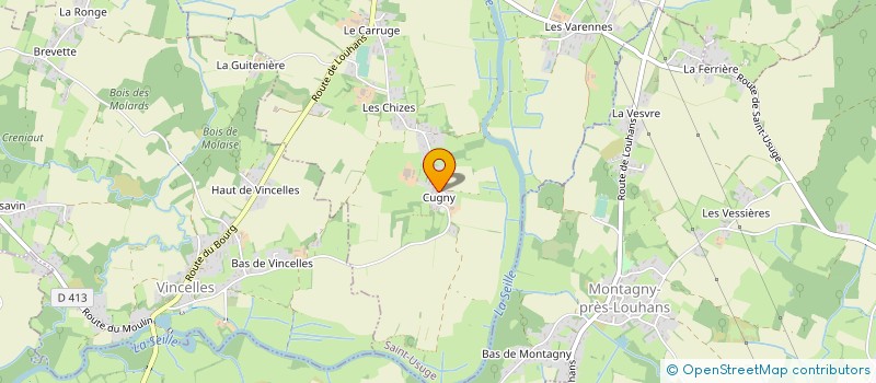 localisation de l'entreprise GAEC DES CARTES à SAINT-USUGE
