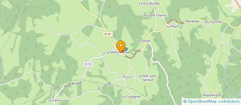 localisation de l'entreprise GAEC DES CAVALIERS à GOULLES