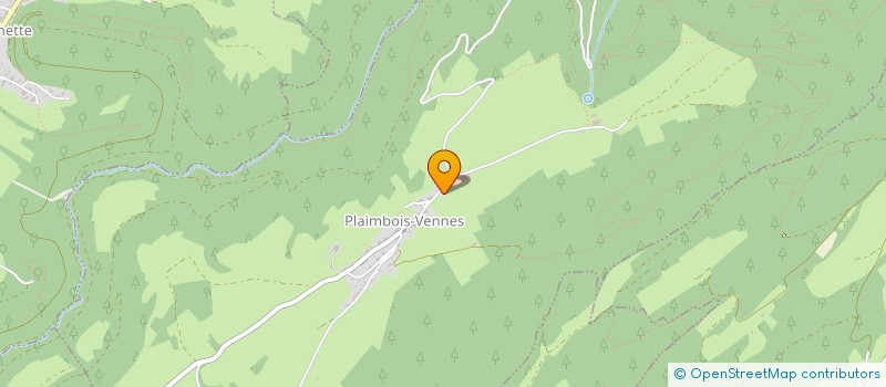 localisation de l'entreprise GAEC DES CERISIERS à PLAIMBOIS-VENNES