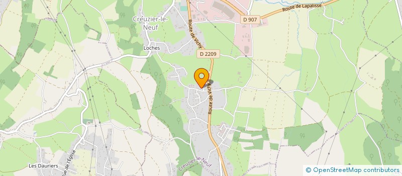 localisation de l'entreprise GAEC DES CHABANNES à CUSSET