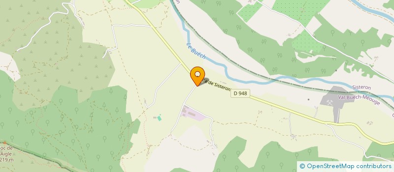 localisation de l'entreprise GAEC DES CHABANONS à VAL BUECH-MEOUGE