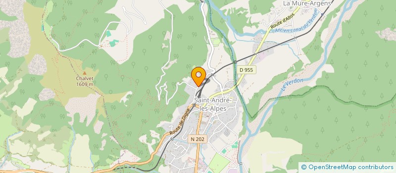 localisation de l'entreprise GAEC DES CHAILLANS  MORIEZ