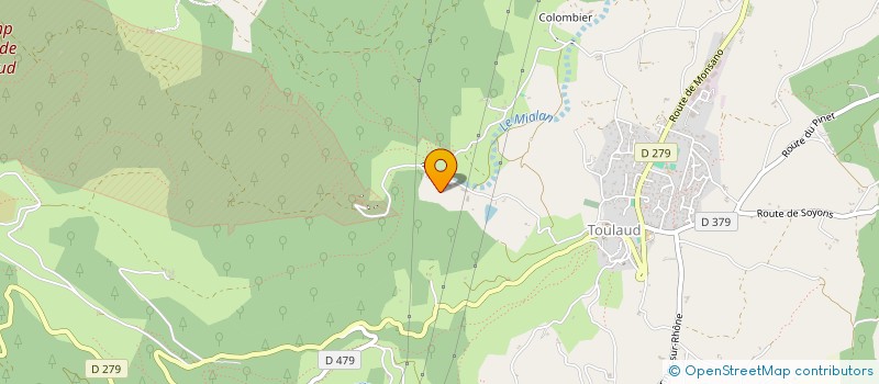localisation de l'entreprise GAEC DES CHALAYES  TOULAUD