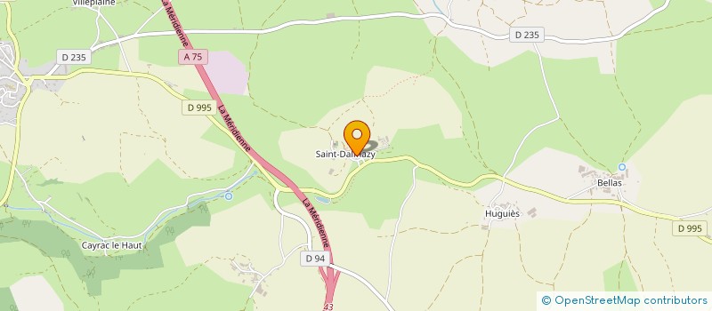 localisation de l'entreprise GAEC DES CHAMBRETTES à SEVERAC D'AVEYRON