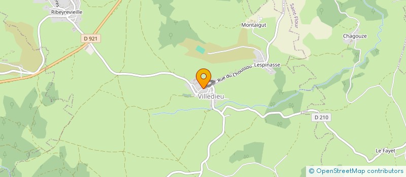 localisation de l'entreprise GAEC DES CHAMPS GRANDS à VILLEDIEU