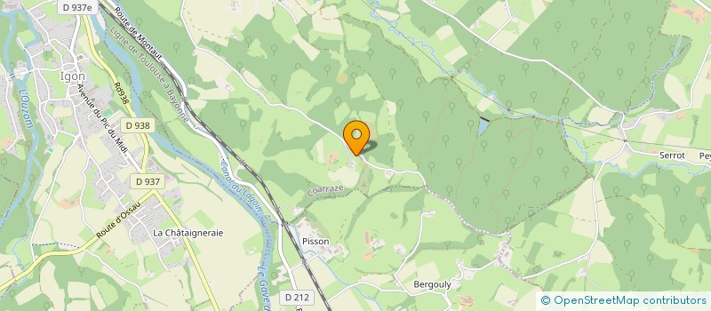 localisation de l'entreprise GAEC DES CHAMPS HEUREUX  COARRAZE