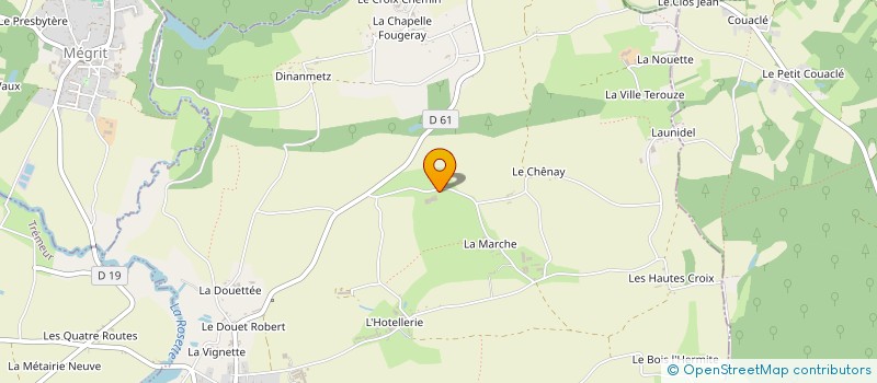 localisation de l'entreprise GAEC DES CHAMPS RONDS à TREDIAS