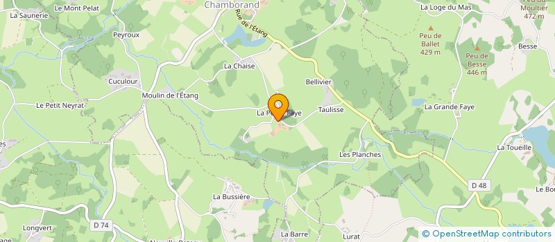 localisation de l'entreprise GAEC DES CHAMPS VERTS à CHAMBORAND
