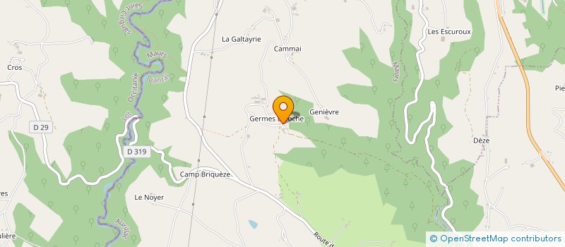 localisation de l'entreprise GAEC DES CHARDONNERETS à MAURS