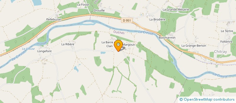 localisation de l'entreprise GAEC DES CHARMILLES à OULCHES