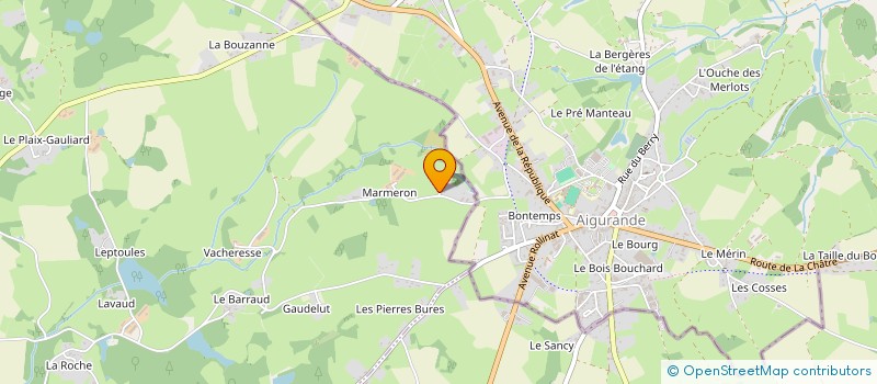 localisation de l'entreprise GAEC DES CHATAIGNIERS  MEASNES