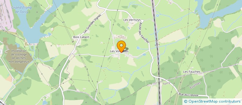 localisation de l'entreprise GAEC DES CHATAIGNIERS à LE BREUIL