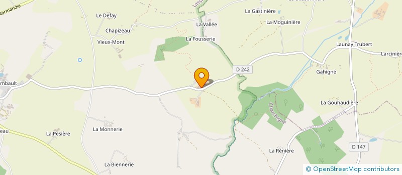 localisation de l'entreprise GAEC DES CHAUVIERES à LASSAY-LES-CHATEAUX