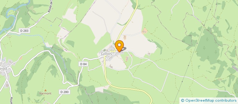 localisation de l'entreprise GAEC DES CHAZALS  GILLOIS