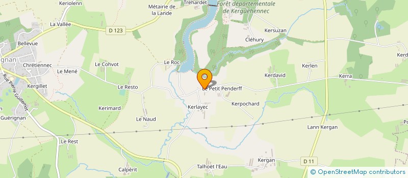 localisation de l'entreprise GAEC DES CHENES à BIGNAN