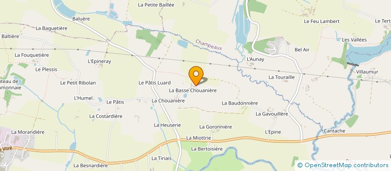 localisation de l'entreprise GAEC DES CHENES VERTS à SAINT-JEAN-SUR-VILAINE