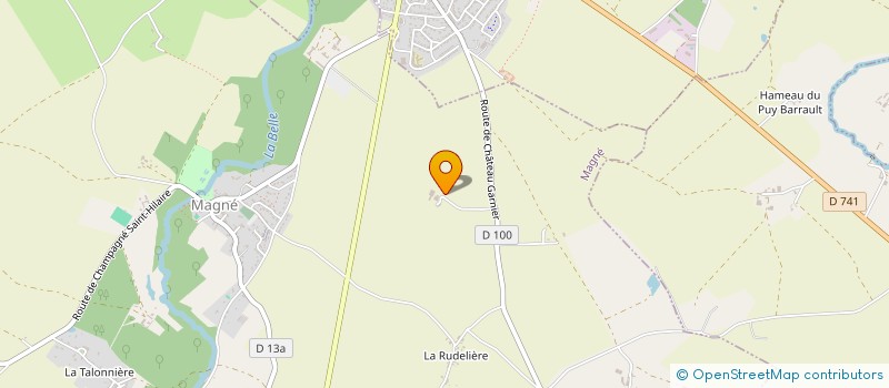 localisation de l'entreprise GAEC DES CHERCHES  MAGNE