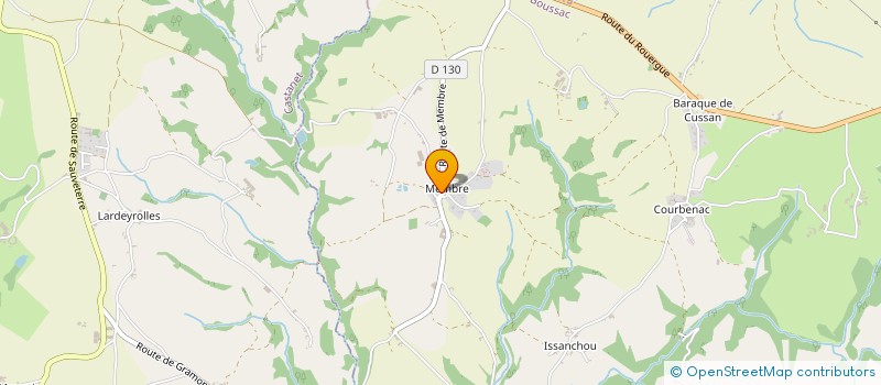 localisation de l'entreprise GAEC DES CHEVRIERS  BOUSSAC