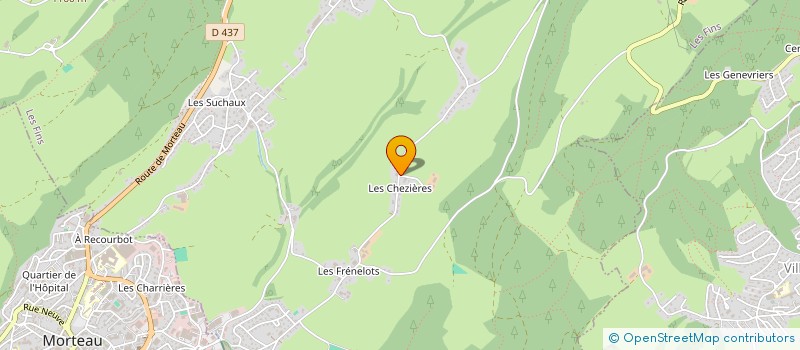 localisation de l'entreprise GAEC DES CHEZIERES à LES FINS