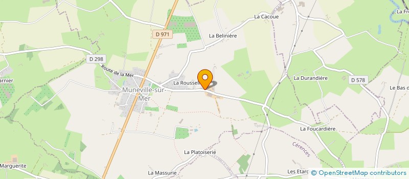 localisation de l'entreprise GAEC DES CHOUAIRES à MUNEVILLE-SUR-MER