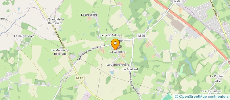 localisation de l'entreprise GAEC DES CLOUIS à ORVAULT