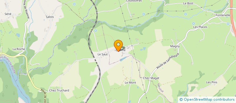 localisation de l'entreprise GAEC DES COLLINES à NEULISE