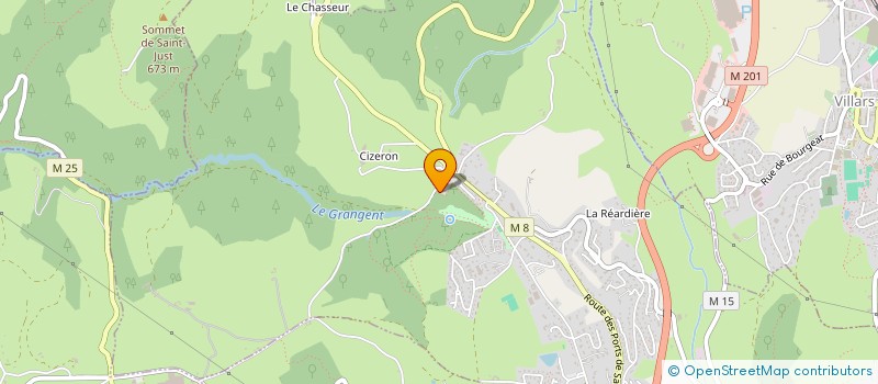 localisation de l'entreprise GAEC DES COLLINES DU MIDI à SAINT GENEST LERPT