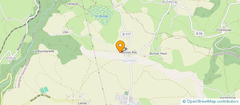 localisation de l'entreprise GAEC DES COLVERTS à SIAUGUES-SAINTE-MARIE