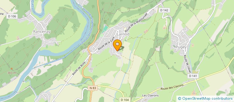 localisation de l'entreprise GAEC DES COMBARDS à LARNOD