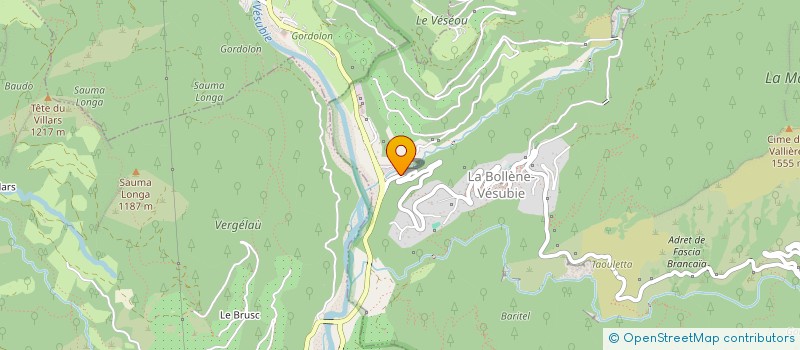 localisation de l'entreprise GAEC DES COMBES à LA BOLLENE-VESUBIE