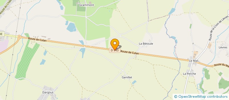 localisation de l'entreprise GAEC DES COMBES  SAINT-SATURNIN