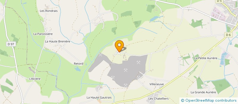 localisation de l'entreprise GAEC DES COMMUNS à CHAUVE
