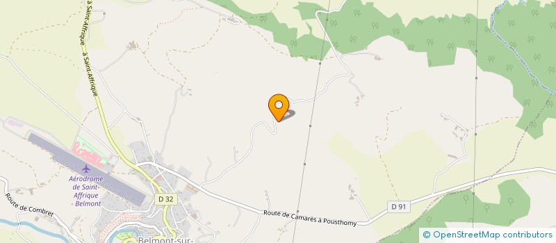 localisation de l'entreprise GAEC DES COMPS  BELMONT-SUR-RANCE