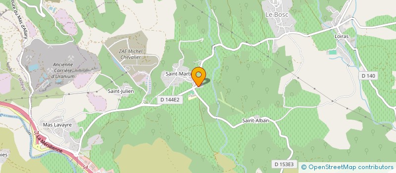 localisation de l'entreprise GAEC DES CONTREFORTS DE L'ESCANDORGUE à LES PLANS