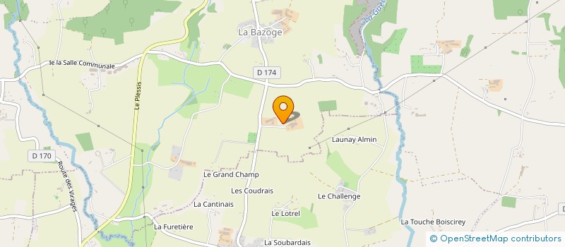 localisation de l'entreprise GAEC DES COSTARDIERES  JUVIGNY LES VALLEES