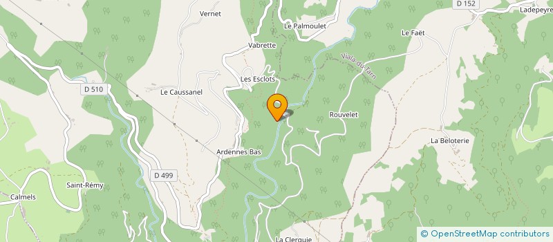 localisation de l'entreprise GAEC DES COULONS  LE TRUEL